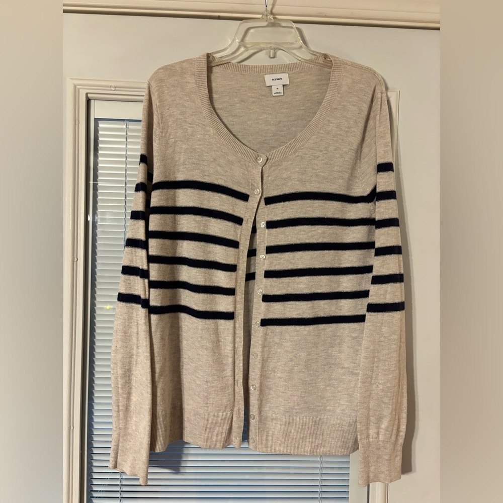 Old Navy Women's Striped Cardigan